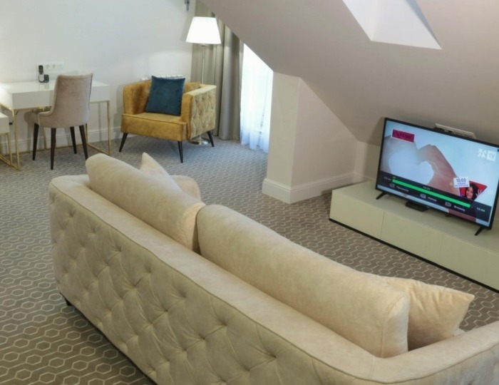 1-комнатные апартаменты стандарт с 1 двуспальной кроватью - Апарт-отель Apart Hotel Semashko / Семашко Гродно