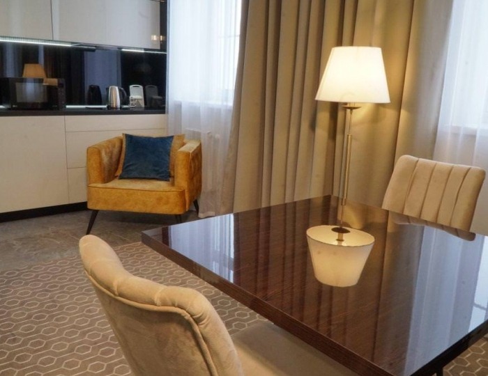 1-комнатные апартаменты стандарт с 1 двуспальной кроватью - Апарт-отель Apart Hotel Semashko / Семашко Гродно