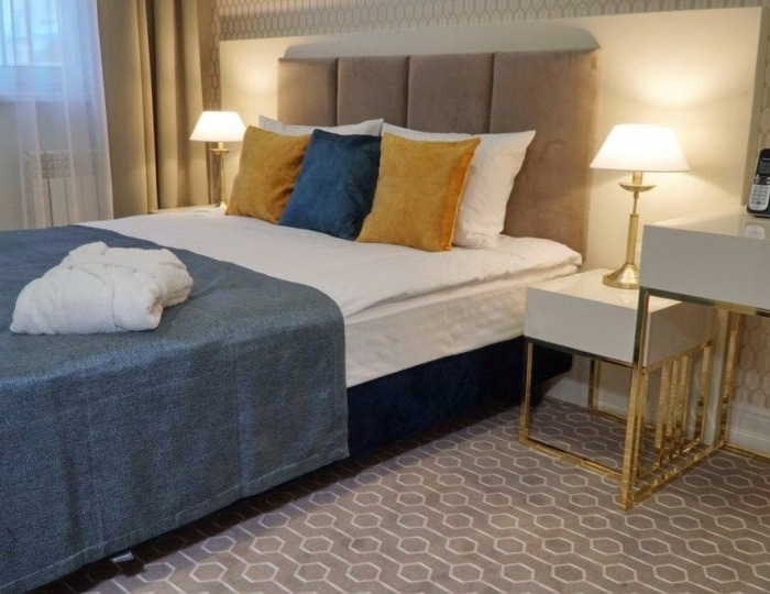 1-комнатные апартаменты стандарт с 1 двуспальной кроватью - Апарт-отель Apart Hotel Semashko / Семашко Гродно