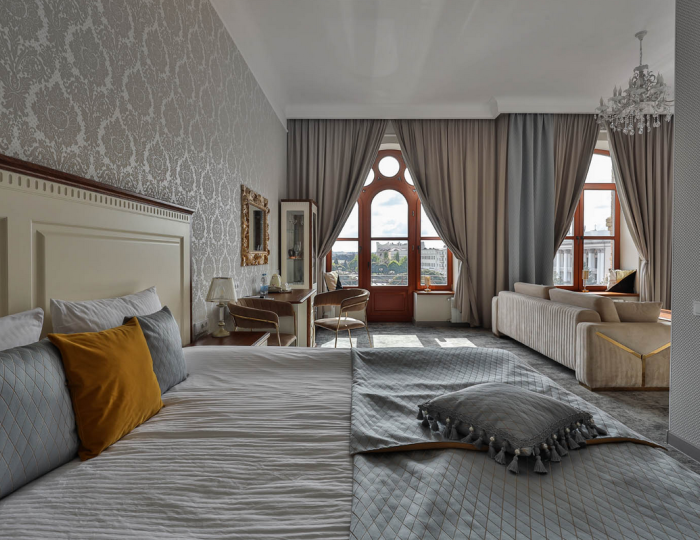 Номер делюкс премиум с 1 двуспальной кроватью - Апарт-отель Apart Hotel Semashko / Семашко Гродно
