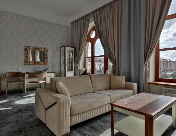 Номер делюкс премиум с 1 двуспальной кроватью - Апарт-отель Apart Hotel Semashko / Семашко Гродно